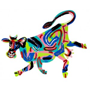 David Gerstein Elza Cow Sculpture Artistas y Marcas