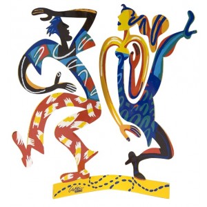 David Gerstein Swingers Dancers Sculpture Casa Judía

