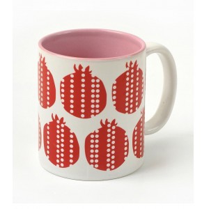 Mug with Pomegranates Design Jewish Coffee Mugs