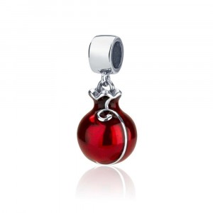 Pomegranate Charm in Sterling Silver Artistas y Marcas