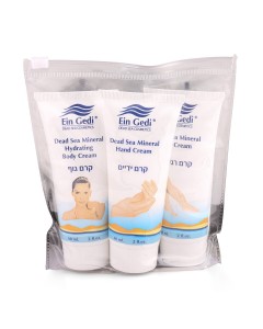 Dead Sea Foot Cream, Hand Cream & Body Lotion Travel Set  Artistas y Marcas