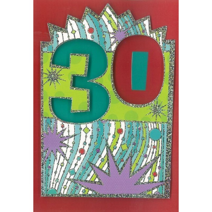 30th Birthday Greeting Card