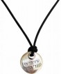 Sterling Silver Necklace Engraved with Hebrew Book of Psalms Passage