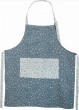 Pomegranate Pattern Yair Emanuel Womens Apron in Blue and White 