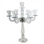 Seven Branch Crystal Candelabrum with Traditional Design