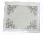 Tablecloth in White with Flowers Design (140x350cm)
