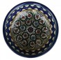 Armenian Ceramic Humus Dip Plate with Floral Anemones Motif