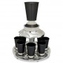Kiddush Fountain with 8 Cups in Anodized Aluminum by Nadav Art